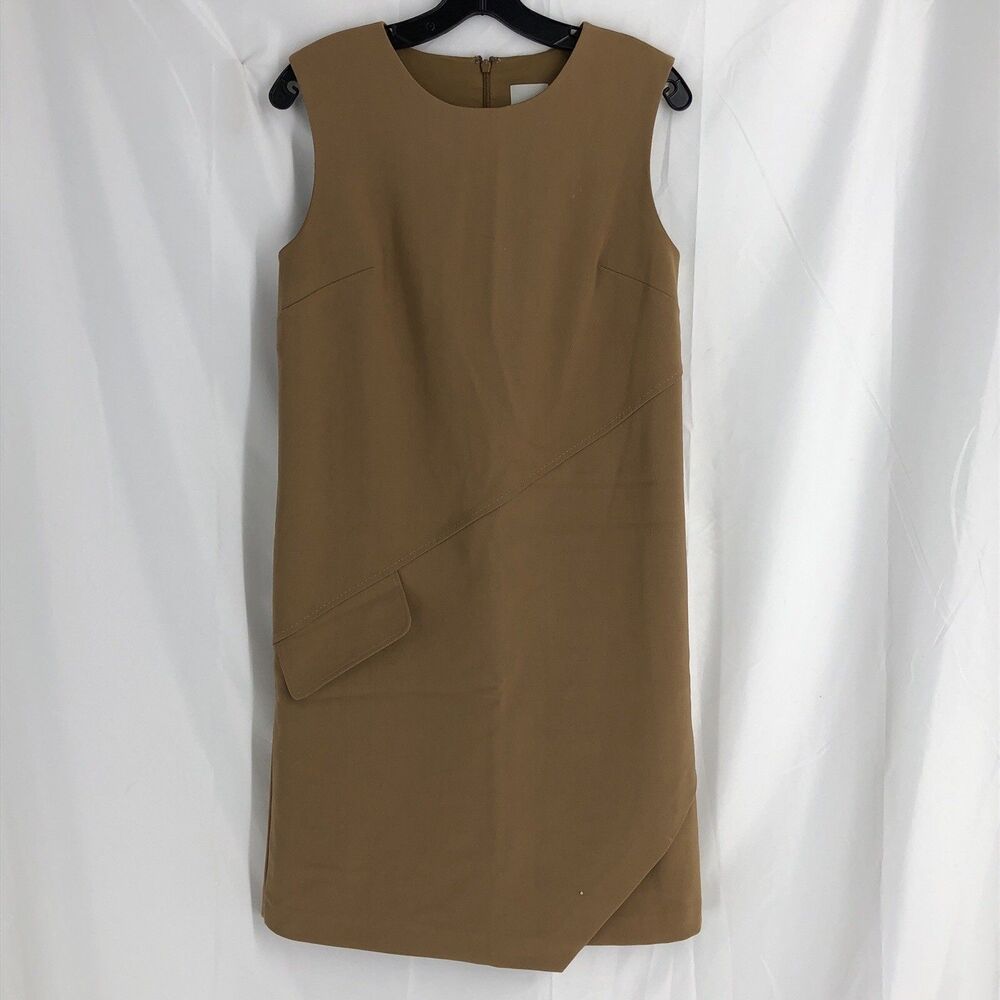 HALOGEN Women's Small Ran Sleeveless Straight Short Dress Career Lined